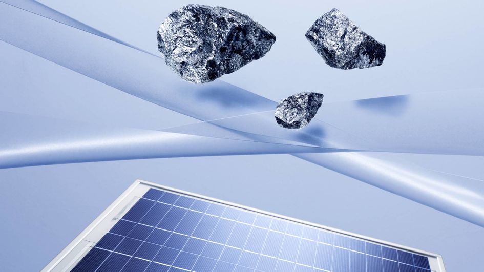 Silicon is an important raw material for photovoltaics.
 